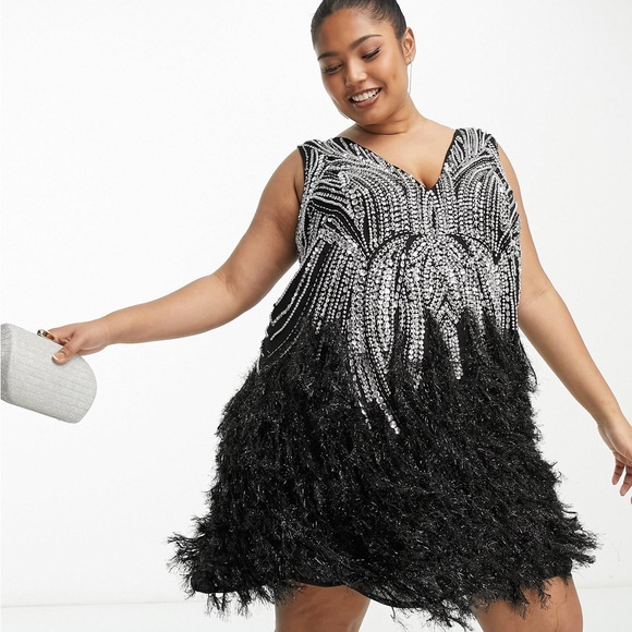 **ISO** ASOS Curve embellished dresses in black size 24 or 26. Maybe 22 or 28. - Picture 4 of 4